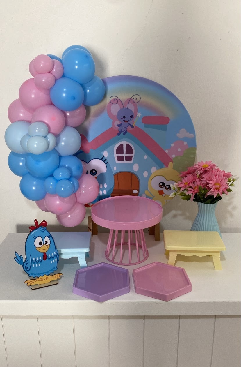Kit 2 Só Um Bolinho - Galinha Pintadinha Menina - Criativo amor Festas e Personalizados 
