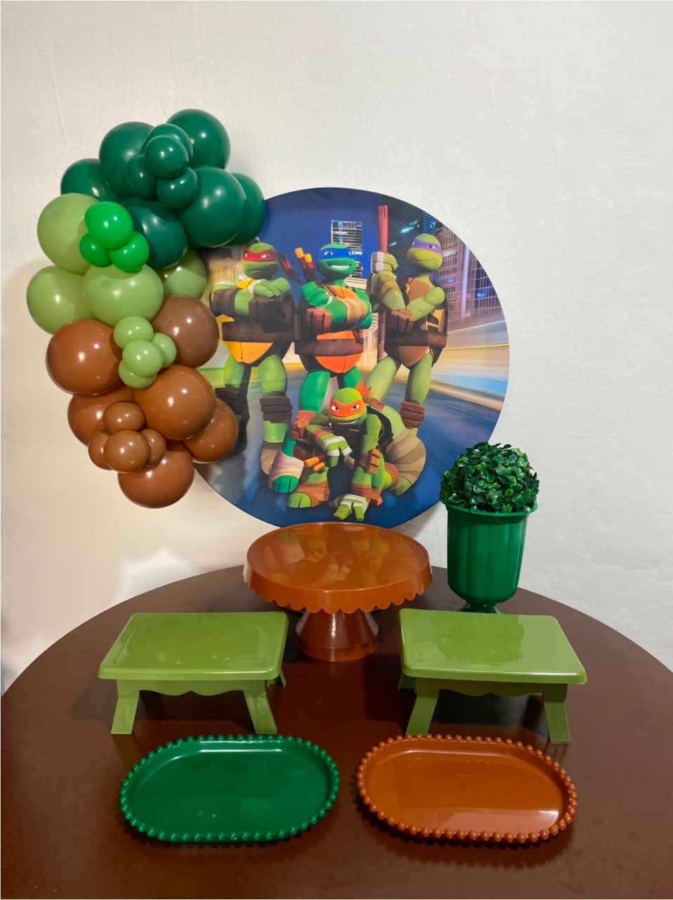 Kit 2 Só Um Bolinho - Tartaruga Ninja - Criativo amor Festas e Personalizados 