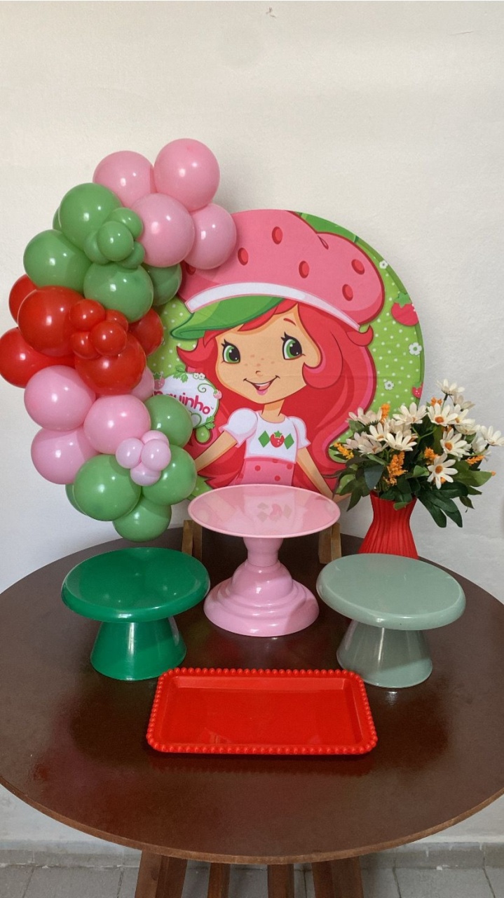 Kit 2 Só Um Bolinho - Moranguinho - Criativo amor Festas e Personalizados 