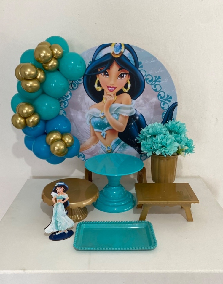 Kit 2 Só O Bolinho - Princesa Jasmine - Criativo amor Festas e Personalizados 