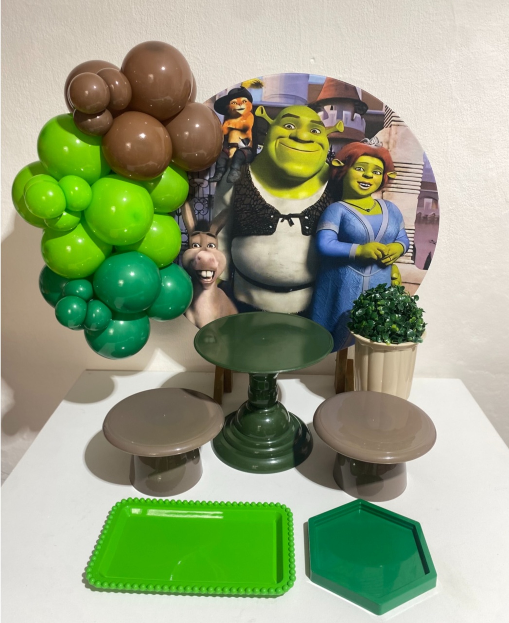 Kit 2 - Só Um Bolinho - Sherk - Criativo amor Festas e Personalizados 