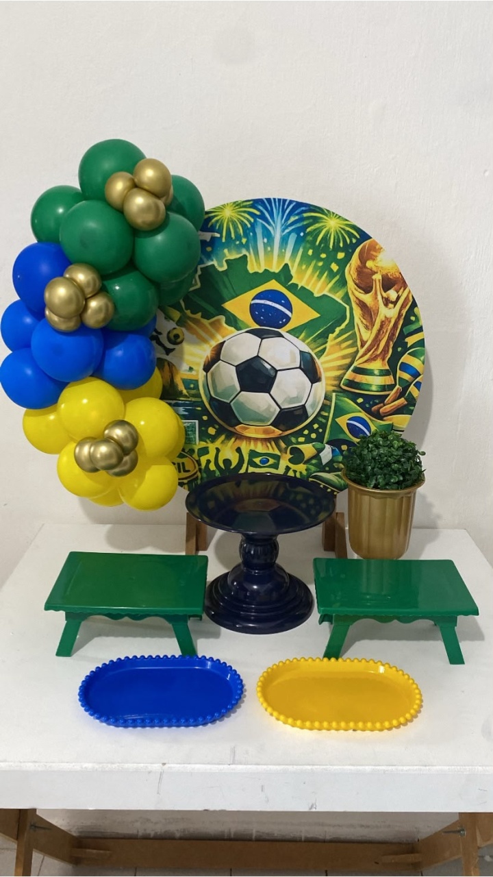 Kit 2 Só Um Bolinho - Copa - Criativo amor Festas e Personalizados 
