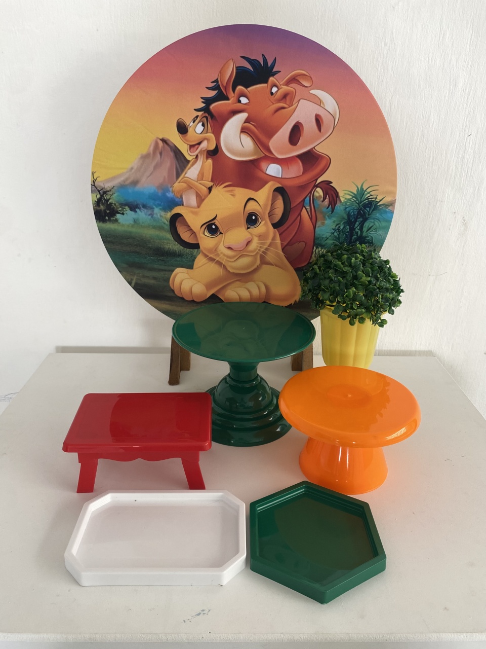Kit 2 Só O Bolinho - Simba - Criativo amor Festas e Personalizados 
