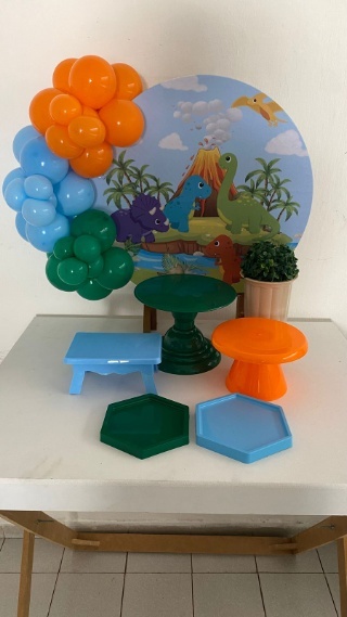 Kit 2 Só O Bolinho - Dinnossauro - Criativo amor Festas e Personalizados 