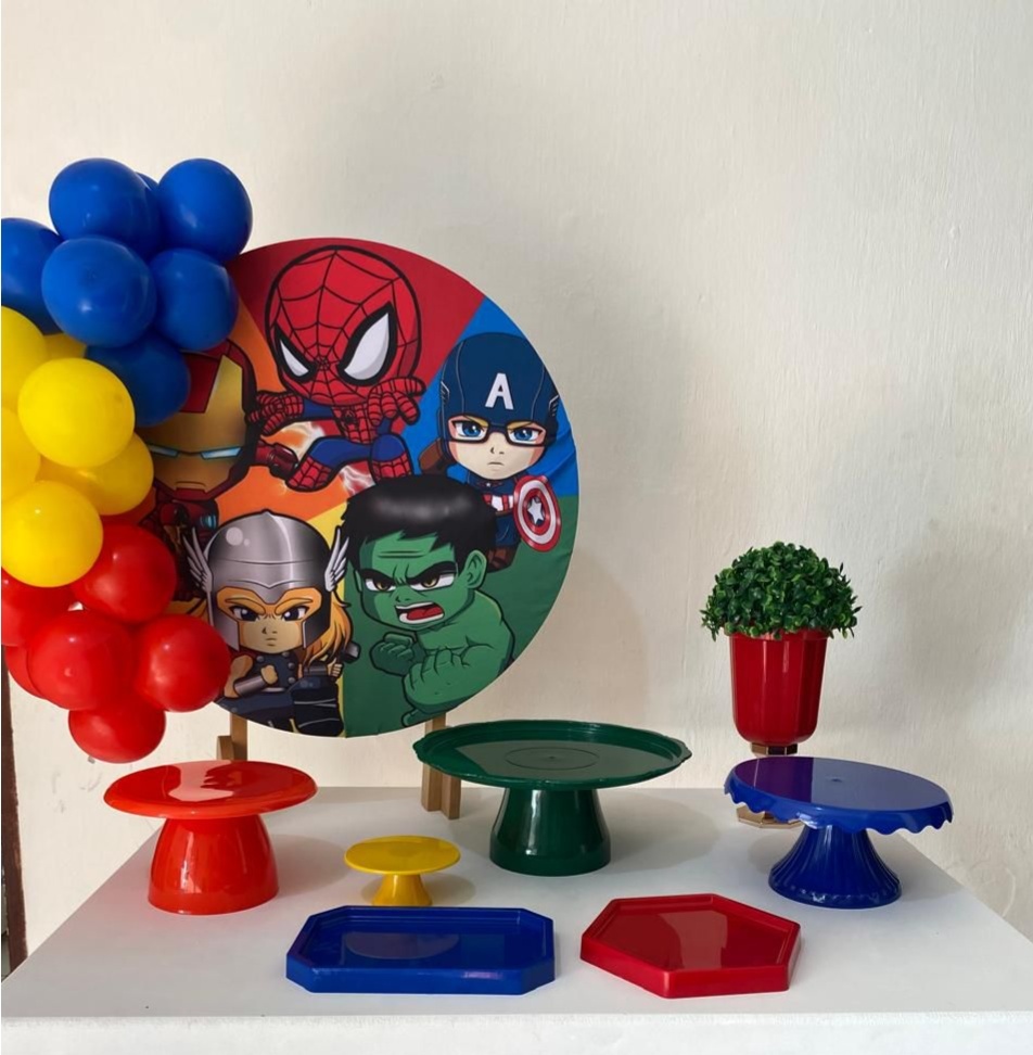 Kit 2 Só Um Bolinho - Vingadores Baby - Criativo amor Festas e Personalizados 