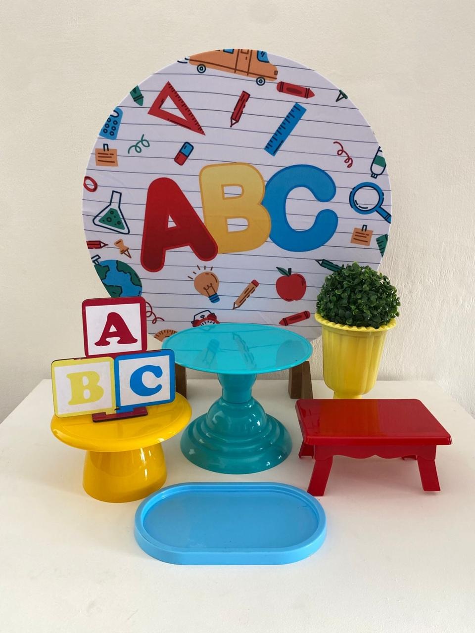 Kit 2 Só Um Bolinho - Abc - Criativo amor Festas e Personalizados 