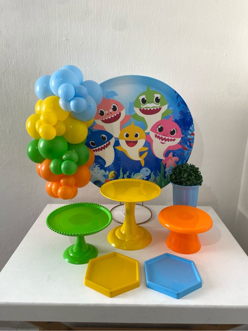 Kit 2 Só O Bolinho - Baby Shark - Criativo amor Festas e Personalizados 