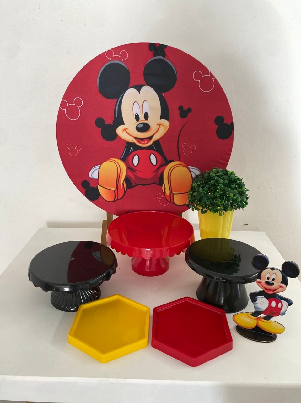 Kit 2 Só Um Bolinho - Mickey Mouse - Criativo amor Festas e Personalizados 