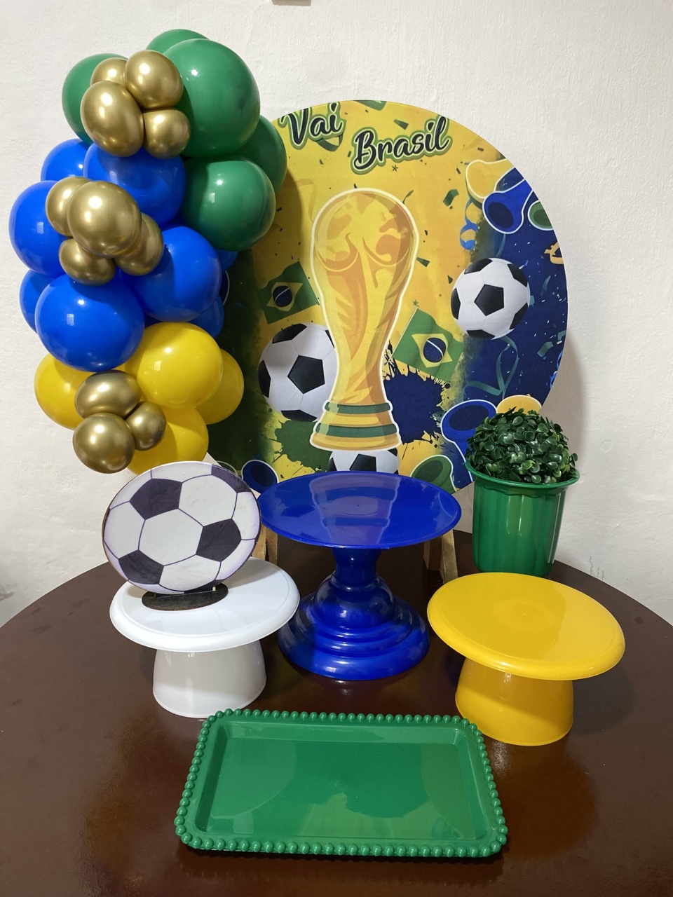 Kit 2 Só Um Bolinho - Vai Brasil - Criativo amor Festas e Personalizados 