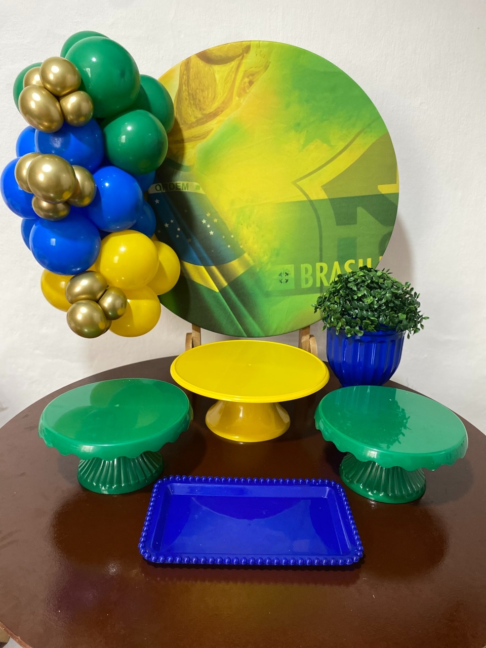 Kit 2 Só Um Bolinho - Brasil - Criativo amor Festas e Personalizados 