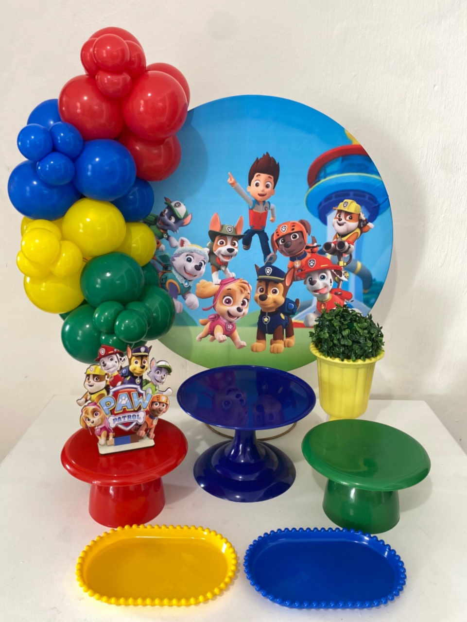 Kit 2 Só Um Bolinho - Patrulha Canina Rider - Criativo amor Festas e Personalizados 