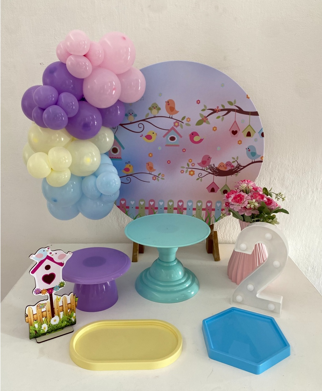 Kit 2 Só Um Bolinho - Jardim Encantado - Criativo amor Festas e Personalizados 