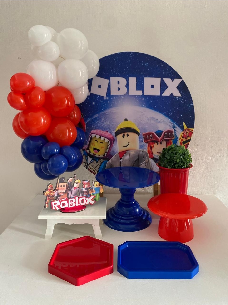 Kit 2 Só Um Bolinho - Roblox - Criativo amor Festas e Personalizados 