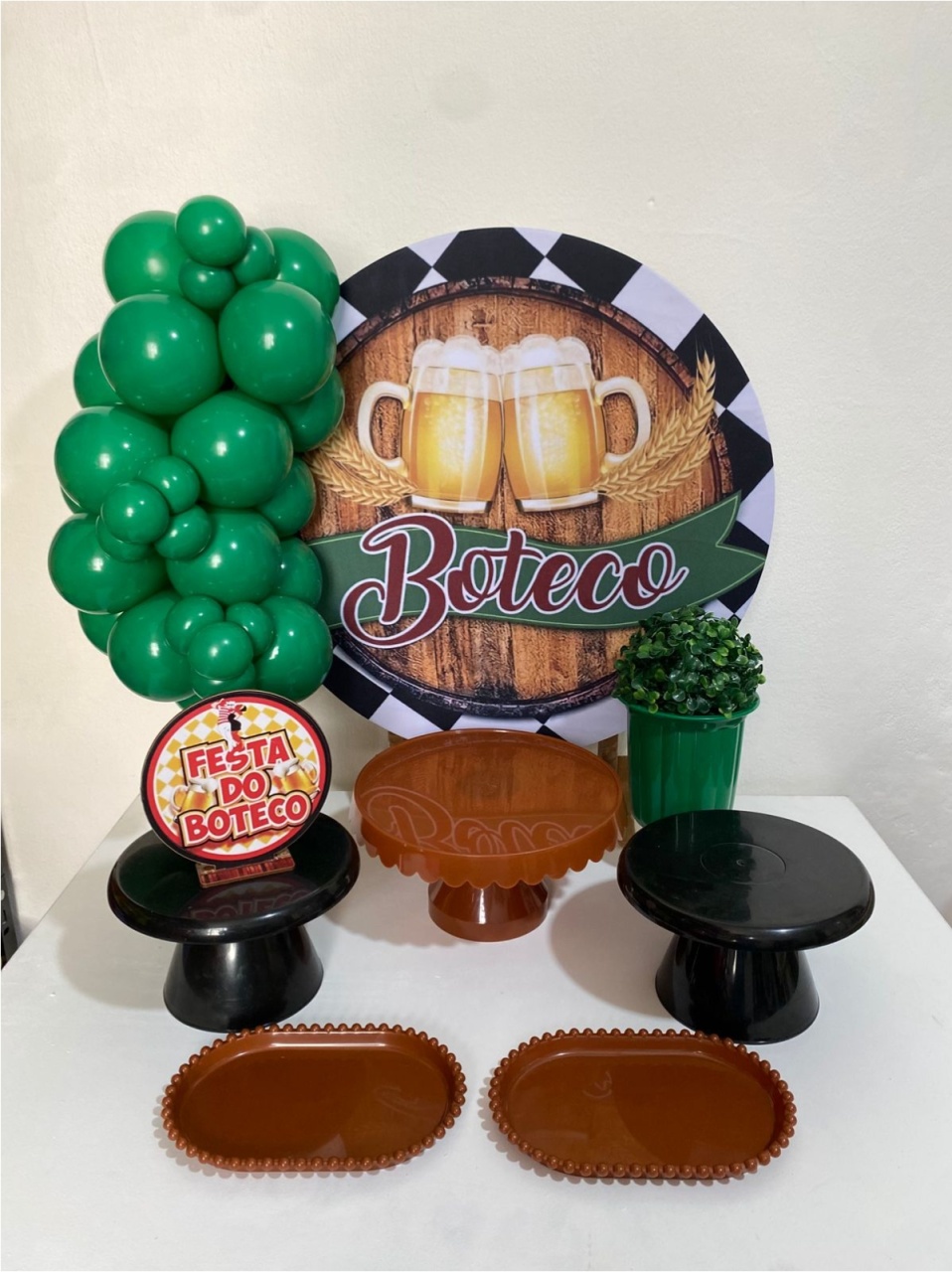 Kit 2 Só Um Bolinho - Boteco - Criativo amor Festas e Personalizados 