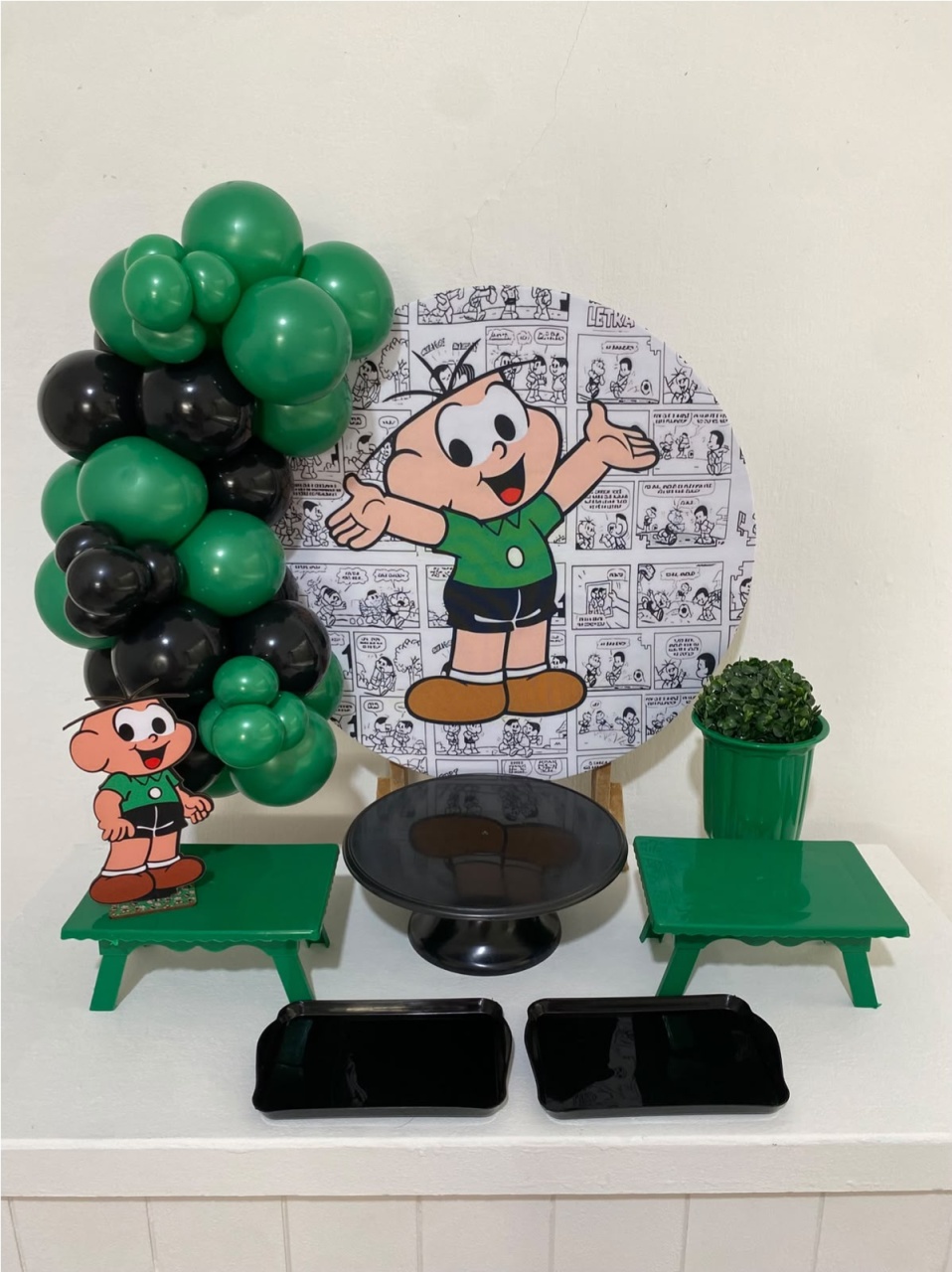 Kit 2 Só O Bolinho - Cebolinha - Criativo amor Festas e Personalizados 