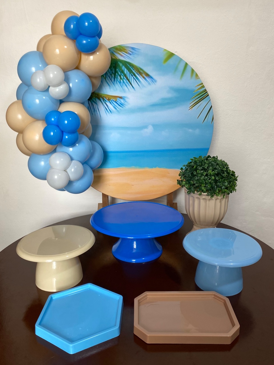 Kit 2 Só Um Bolinho - Praia - Criativo amor Festas e Personalizados 