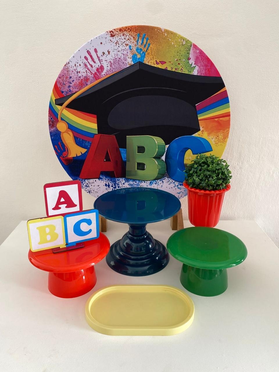 Kit 2 Só Um Bolinho - Abc Capelo - Criativo amor Festas e Personalizados 