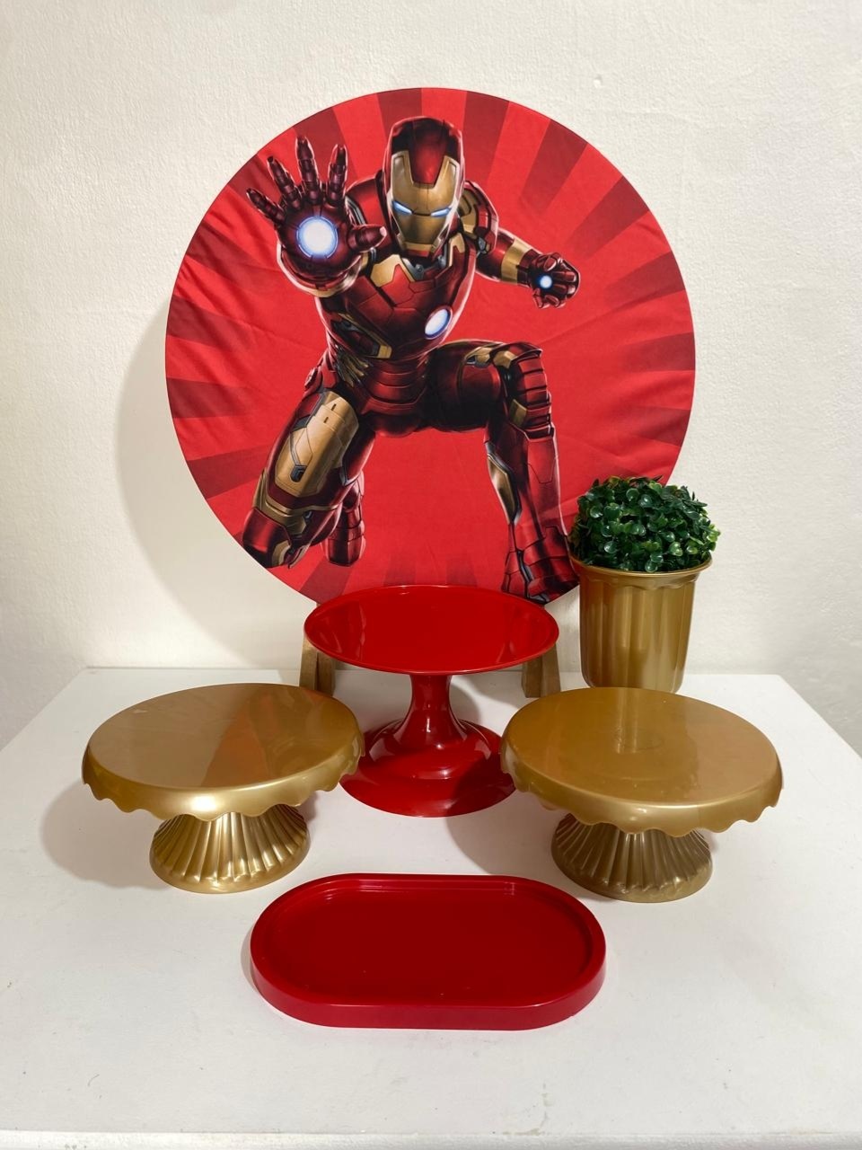 Kit 1 Só O Bolinho - Homem de Ferro - Criativo amor Festas e Personalizados 