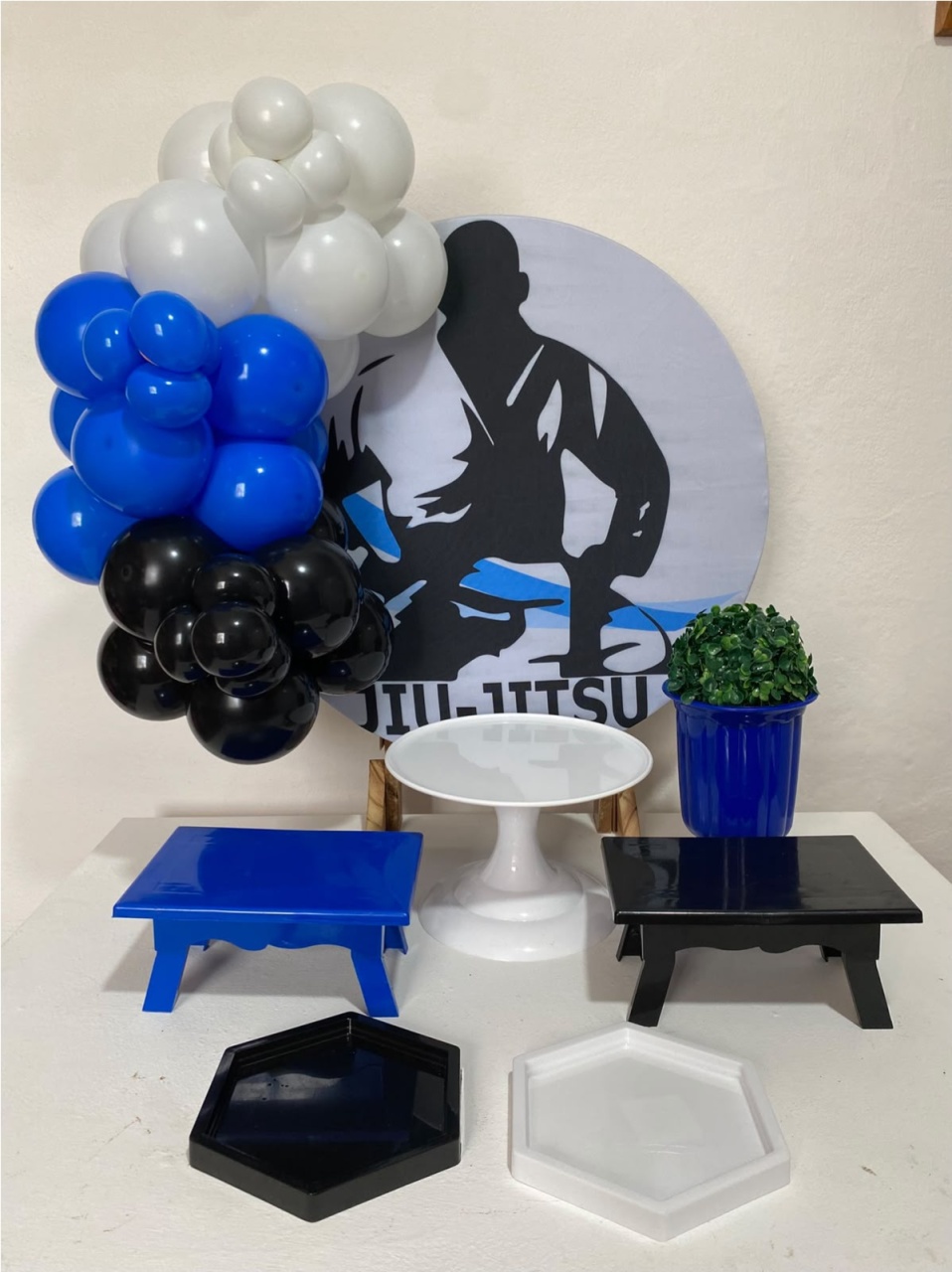 Kit 2 Só Um Bolinho - Jiu Jistu - Criativo amor Festas e Personalizados 