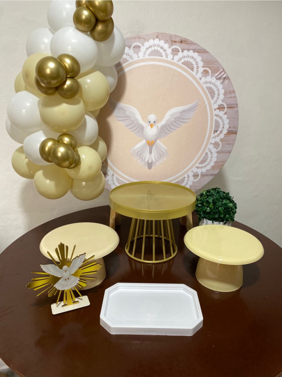 Kit 2 Só Um Bolinho - Divino Espírito Santo - Criativo amor Festas e Personalizados 