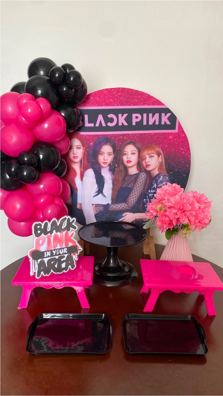 Kit 2 Só O Bolinho - Black Pink - Criativo amor Festas e Personalizados 