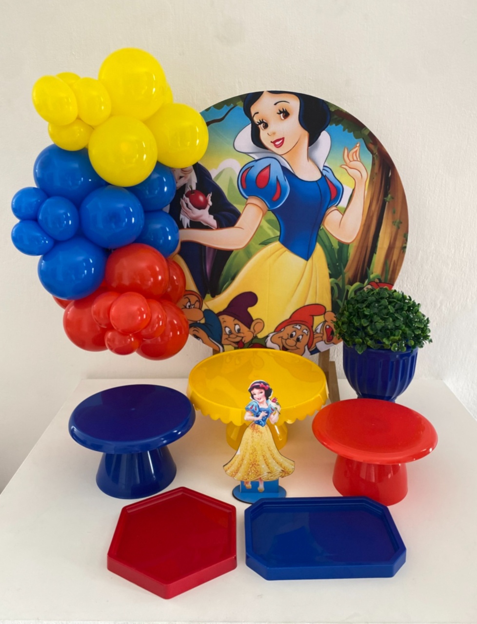 Kit 2 Só Um Bolinho - Branca de Neve - Criativo amor Festas e Personalizados 