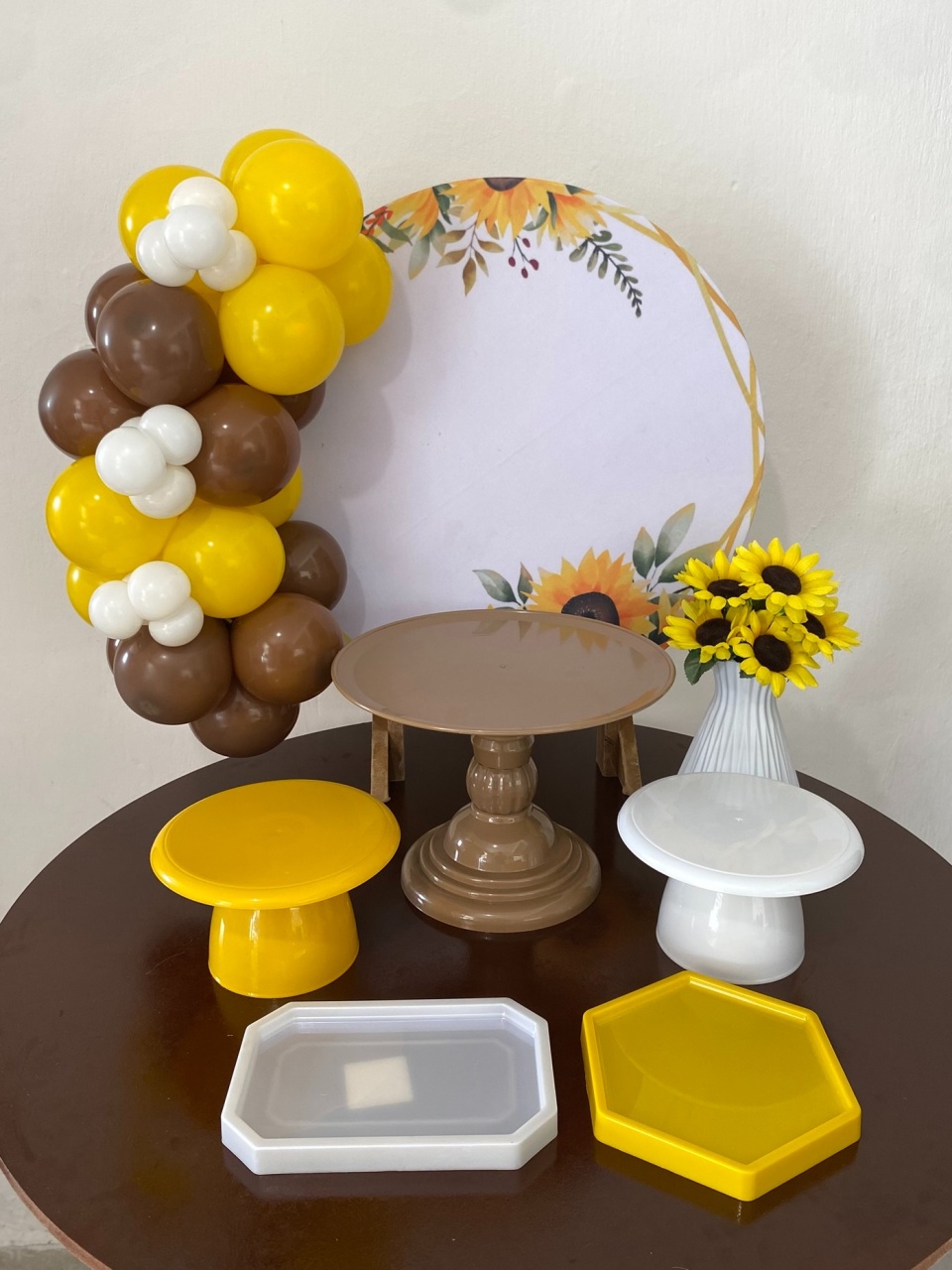 Kit 2 Só Um Bolinho - Girassol - Criativo amor Festas e Personalizados 
