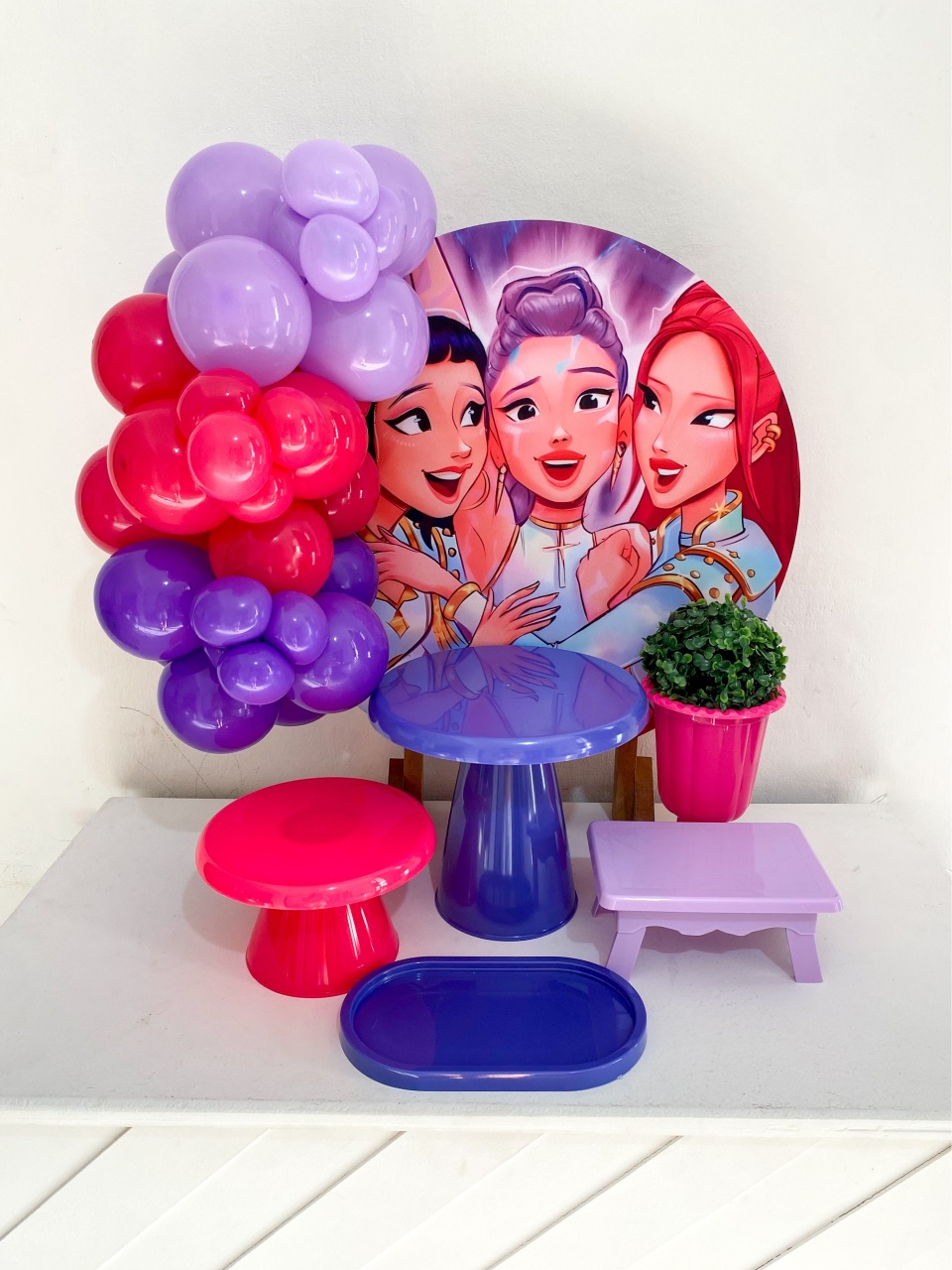 Kit 2 Só Um Bolinho - Guerreiras Do K-Pop - Criativo amor Festas e Personalizados 