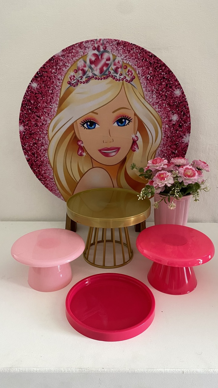 Kit 1 Só Um Bolinho - Barbie  - Criativo amor Festas e Personalizados 