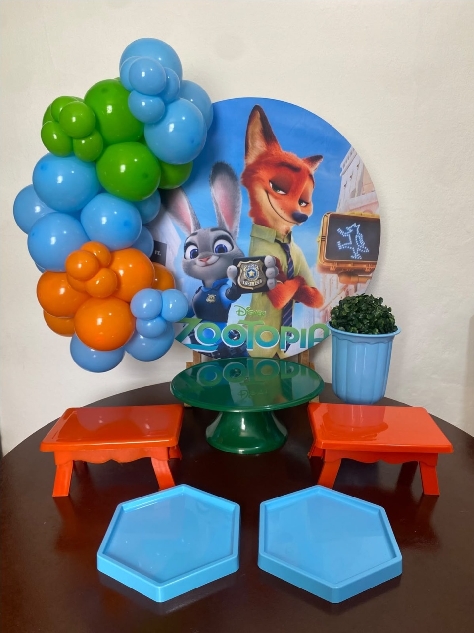 Kit 2 Só Um Bolinho - Zootopia - Criativo amor Festas e Personalizados 