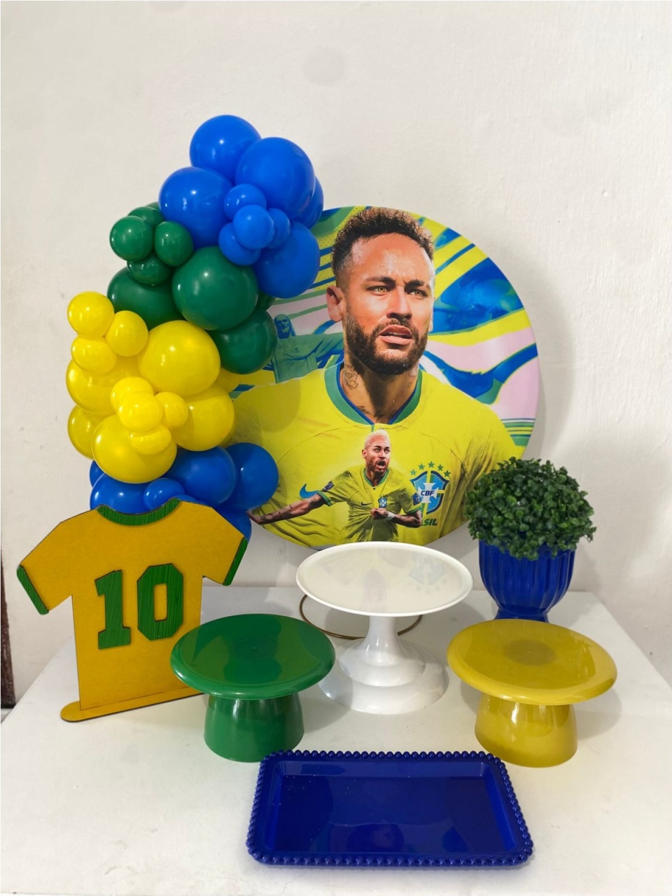 Kit 2 Só Um Bolinho - Copa Neymar - Criativo amor Festas e Personalizados 