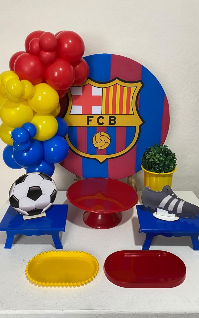 Kit 2 Só Um Bolinho - Barcelona - Criativo amor Festas e Personalizados 