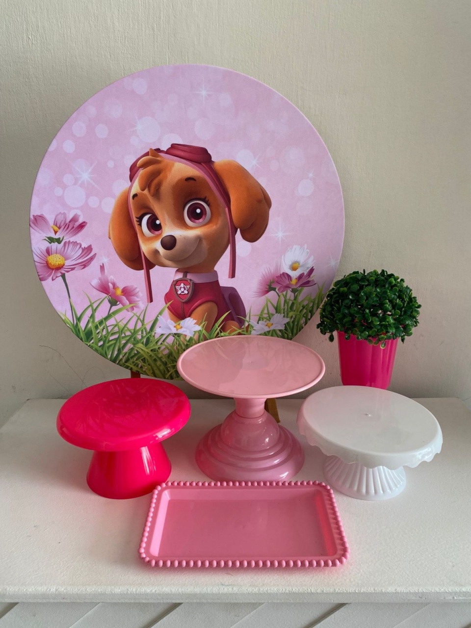 Kit 1 Só Um Bolinho - Skye - Criativo amor Festas e Personalizados 
