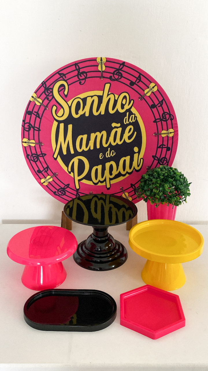 Kit 1 Só Um Bolinho - Sonho da Mamãe E Do Papai - Criativo amor Festas e Personalizados 