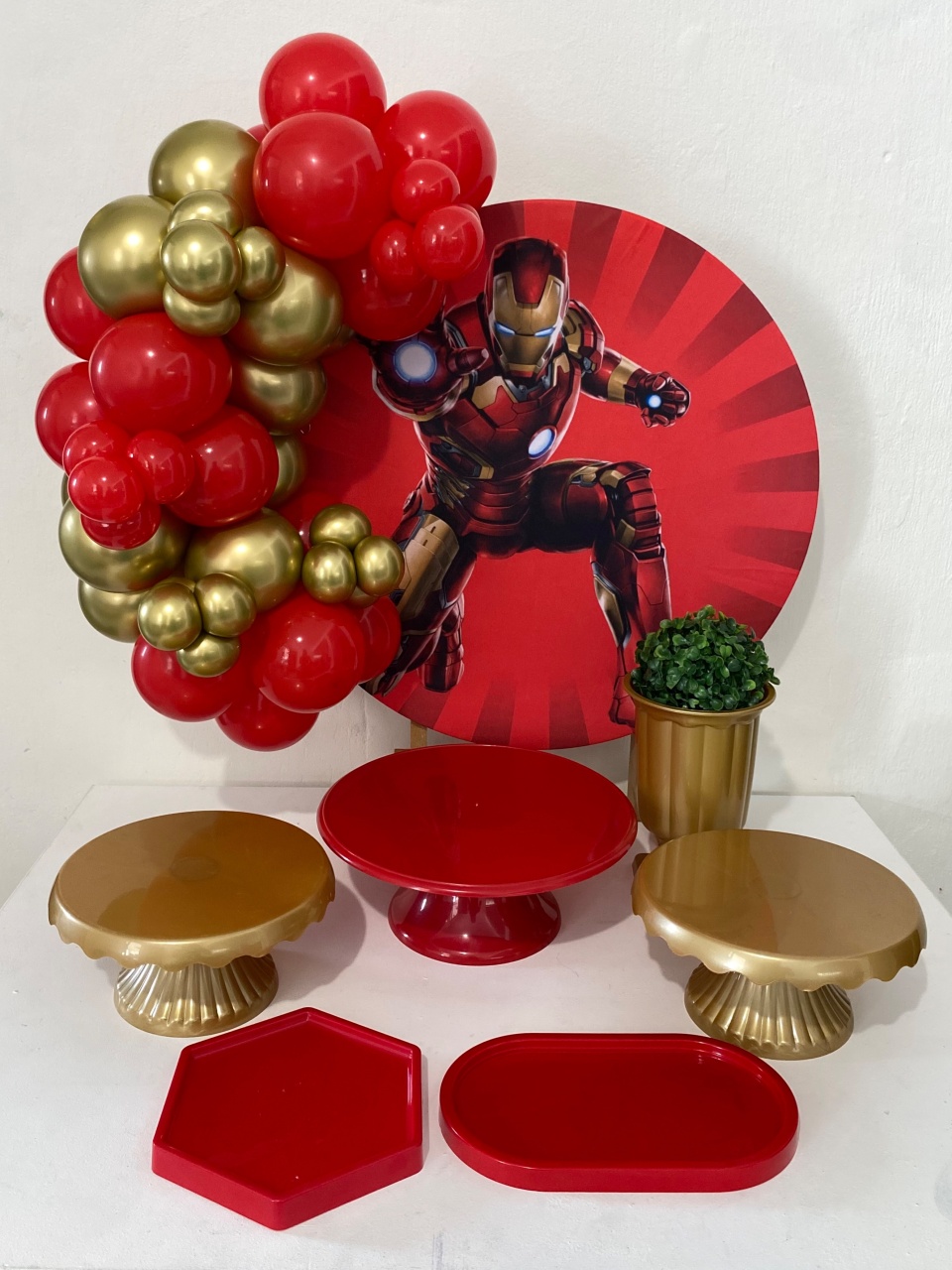 Kit 2 Só O Bolinho - Homem de Ferro - Criativo amor Festas e Personalizados 