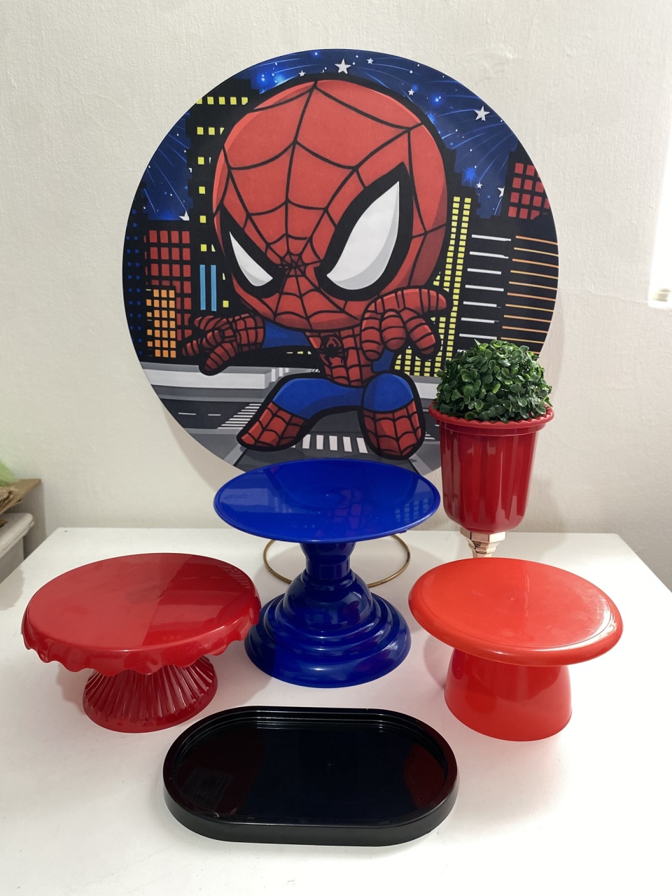Kit 1 Só O Bolinho - Homem Aranha Cute - Criativo amor Festas e Personalizados 