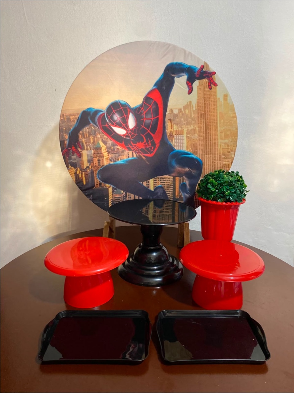 Kit 1 Só O Bolinho - Homem Aranha Preto - Criativo amor Festas e Personalizados 