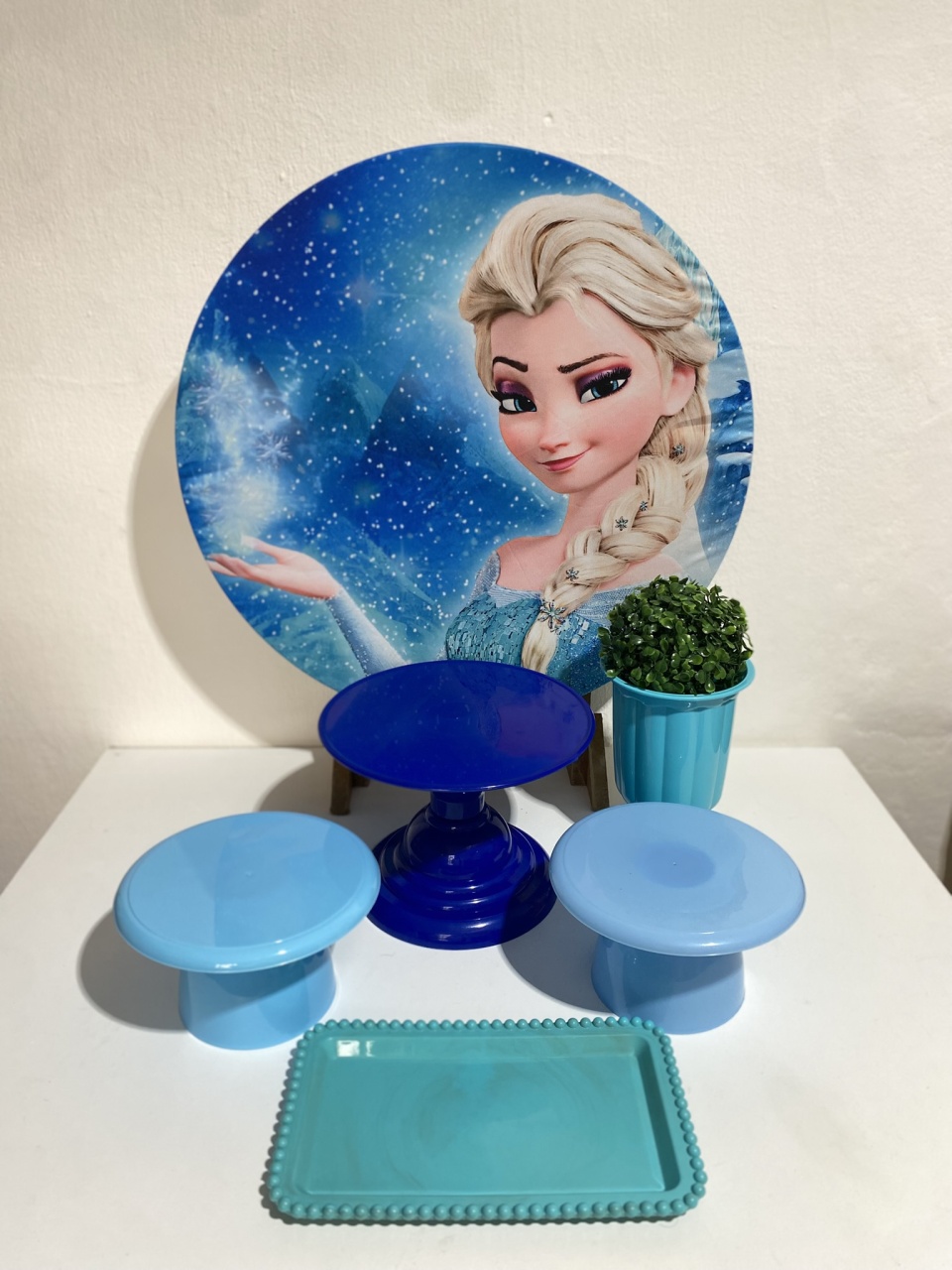 Kit 1 Só Um Bolinho - Princesa Elsa - Criativo amor Festas e Personalizados 