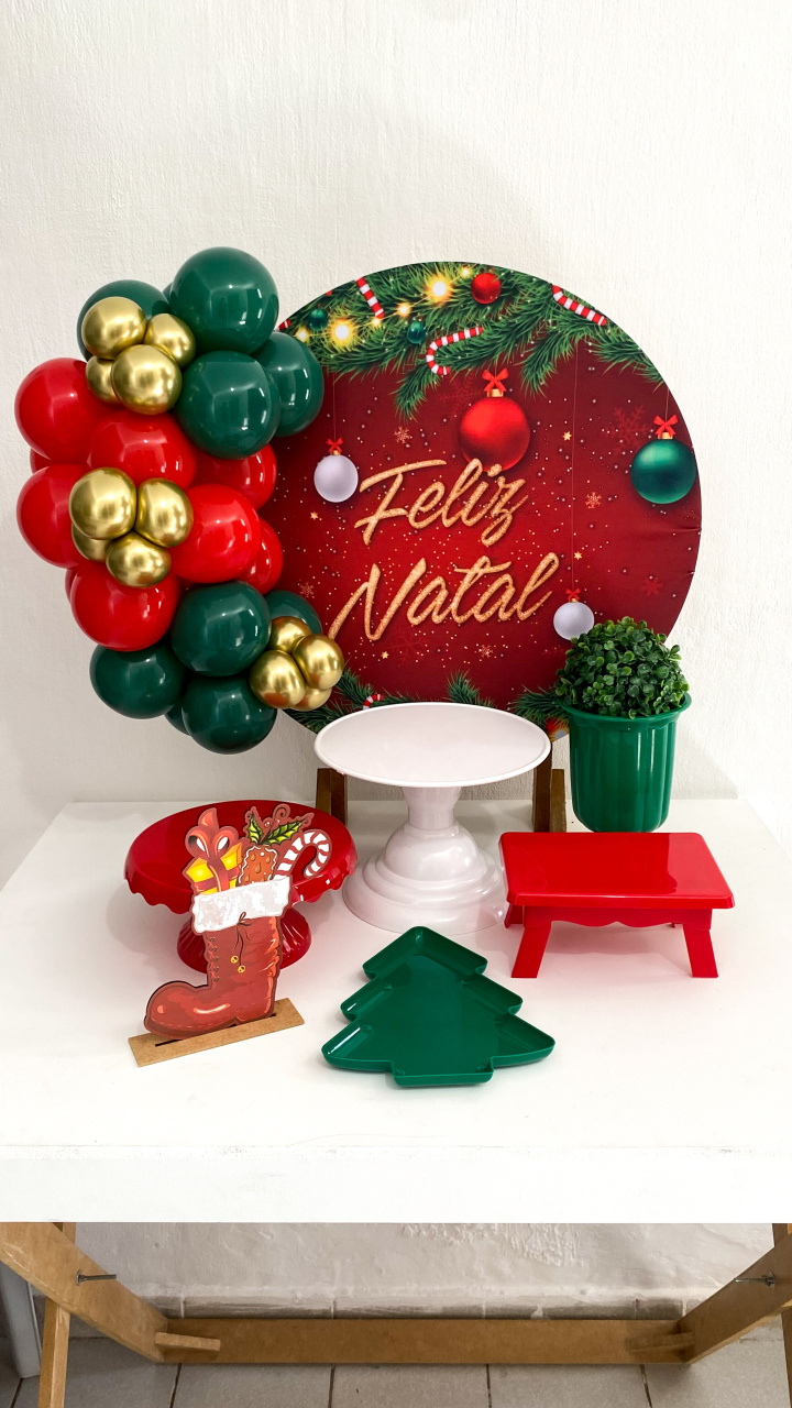 Kit 2 Só O Bolinho - Feliz Natal Verde - Criativo amor Festas e Personalizados 
