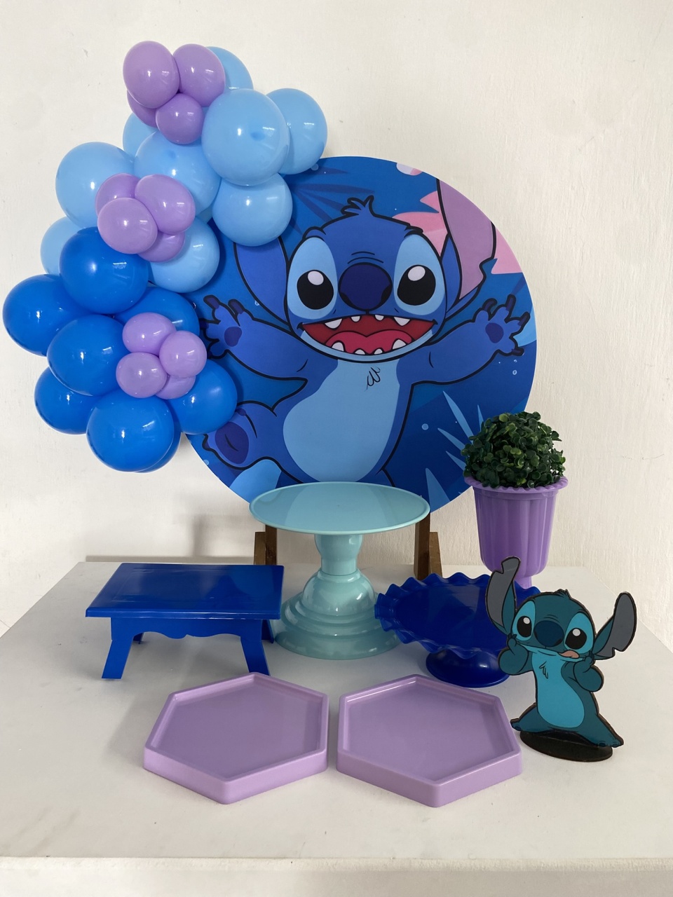 Kit 2 Só Um Bolinho - Stitch - Criativo amor Festas e Personalizados 