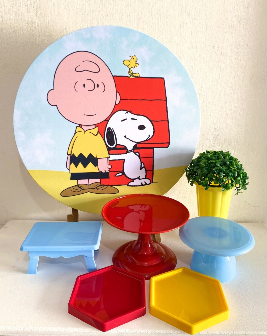 Kit 1 Só Um Bolinho - Snoppy - Criativo amor Festas e Personalizados 