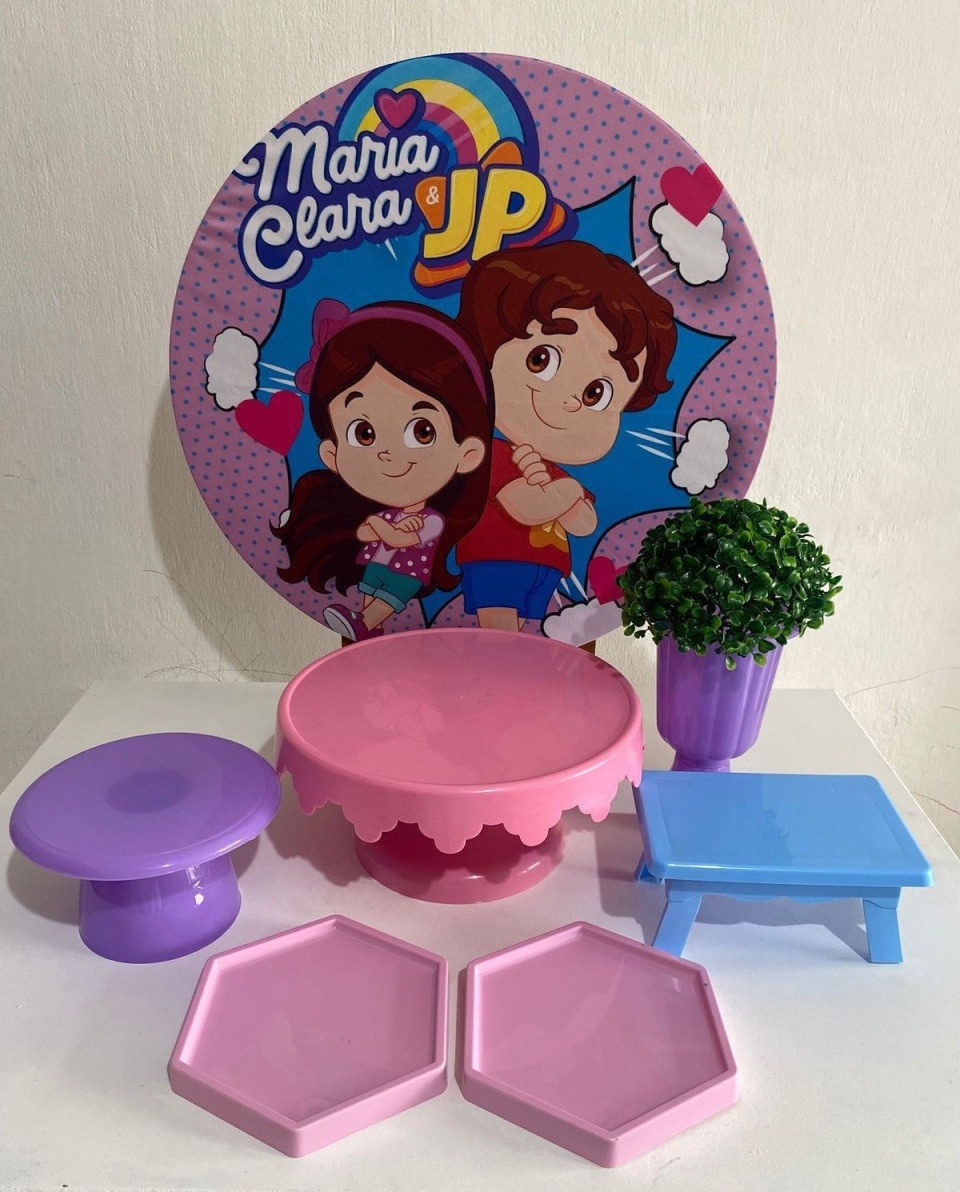 Kit 2 Só Um Bolinho - Maria Clara E Jp - Criativo amor Festas e Personalizados 