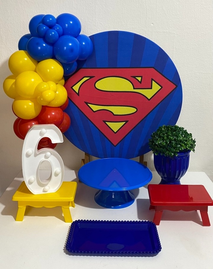 Kit 2 Só Um Bolinho - Super Homem - Criativo amor Festas e Personalizados 