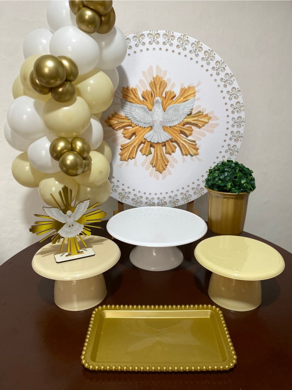 Kit 2 Só Um Bolinho - Divino Espírito Santo - Criativo amor Festas e Personalizados 