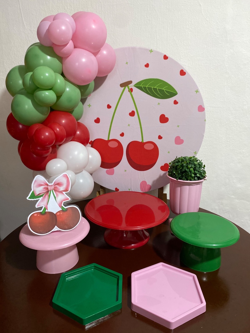 Kit 2 Só Um Bolinho - Cerejinha - Criativo amor Festas e Personalizados 