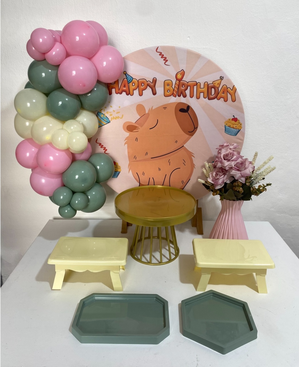 Kit 2 - Só Um Bolinho - Capivara - Criativo amor Festas e Personalizados 