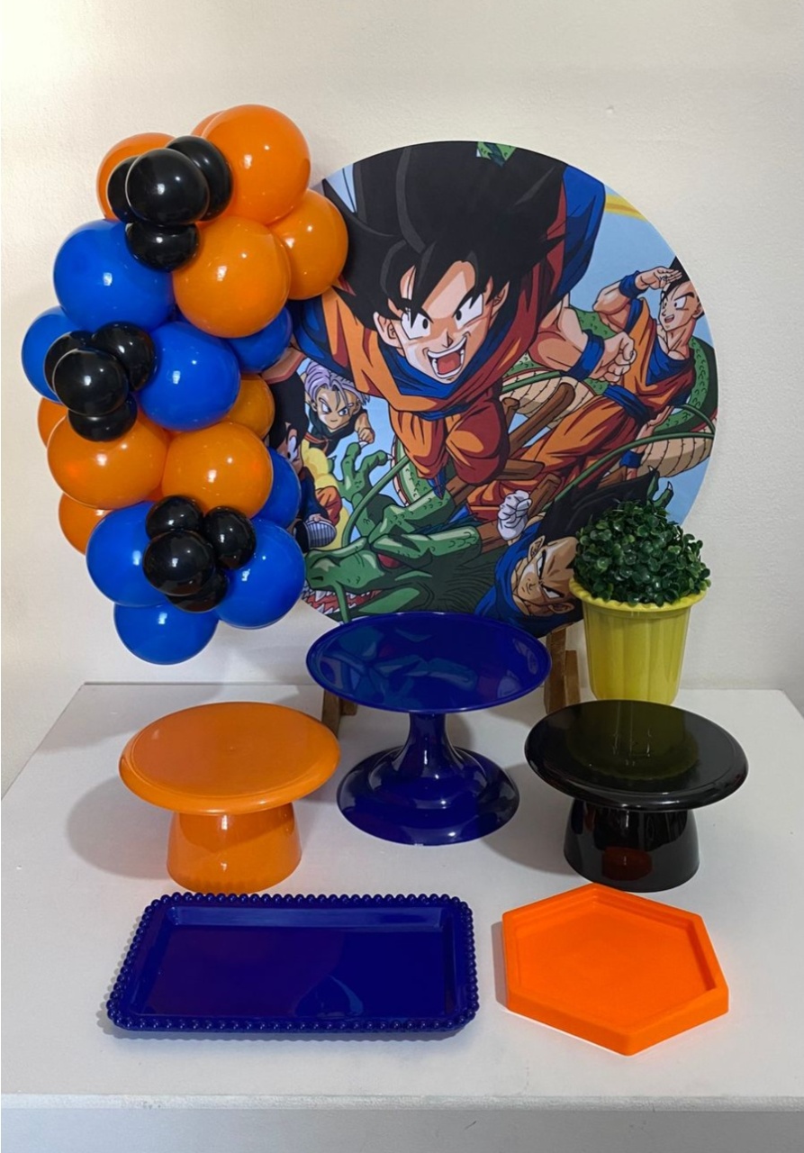 Kit 2 Só O Bolinho - Dragon Ball Z - Criativo amor Festas e Personalizados 