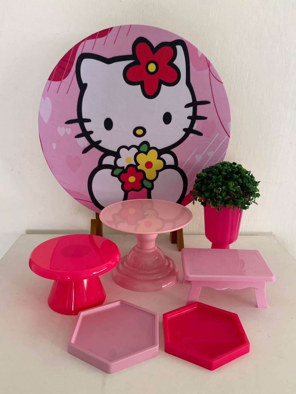 Kit 1 Só Um Bolinho - Hello Kitty - Criativo amor Festas e Personalizados 