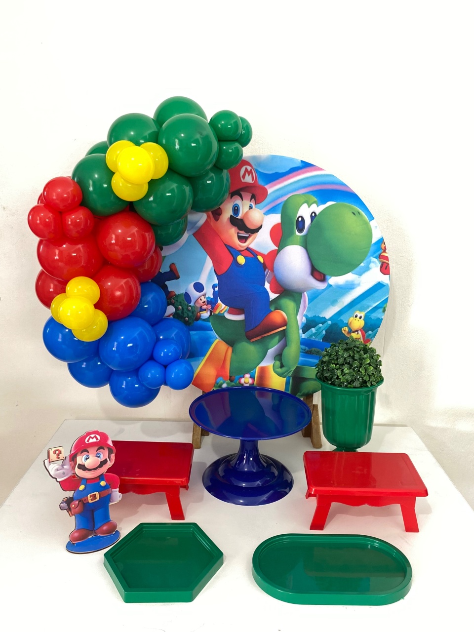 Kit 2 Só O Bolinho - Super Mario - Criativo amor Festas e Personalizados 