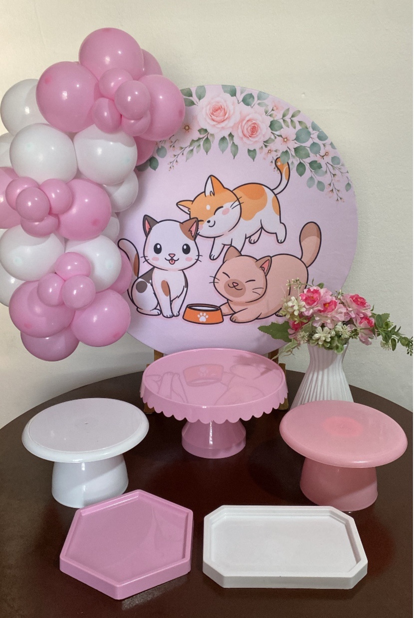 Kit 2 Só Um Bolinho - Gatinhos - Criativo amor Festas e Personalizados 